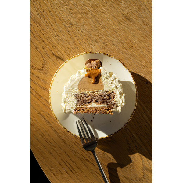 Vanilla and Hazelnut Bûche