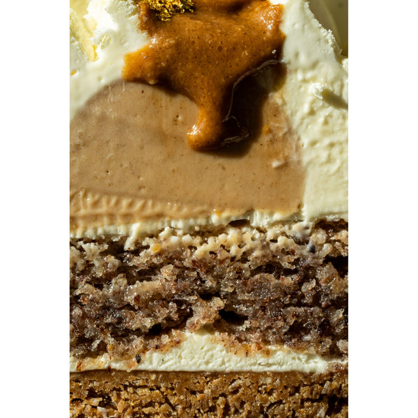 Vanilla and Hazelnut Bûche